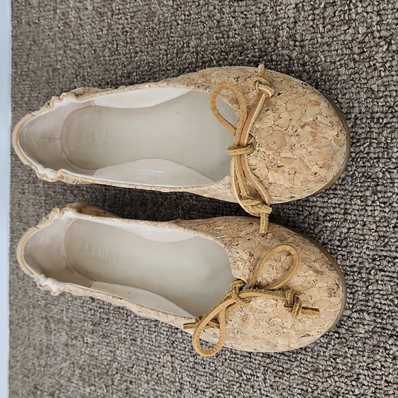 Sperry Thalia Rose Cork Ballet Flats Sz 7 Womens - Picture 2 of 7